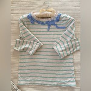 Crew Cuts girls cotton French-inspo long-sleeve striped t-shirt